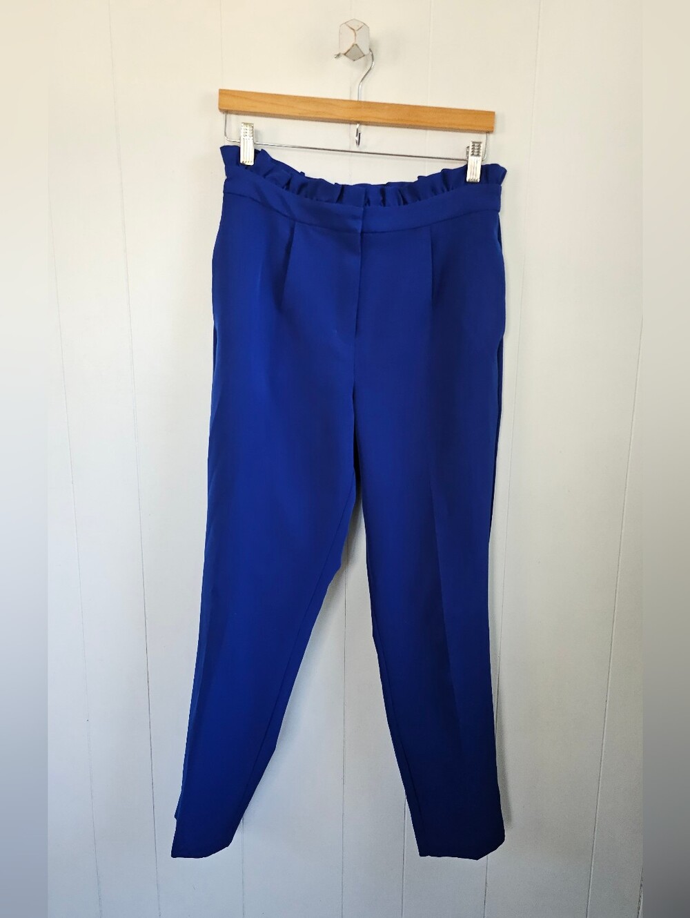 EXPRESS Royal Blue Ankle High Rise Pants